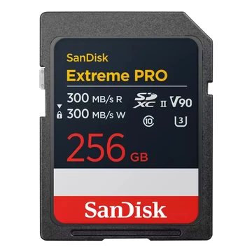 SANDISK EXTREME PRO 256GB SD UHS-II (V90)