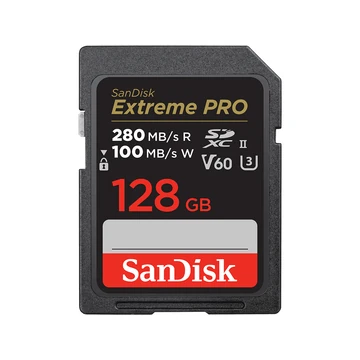 PRO 128GB V60 UHS-II SD CARDS 280/100MB/S V60 C10 UHS-II