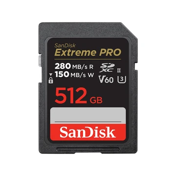 PRO 512GB V60 UHS-II SD CARDS 280/150MB/S V60 C10 UHS-II