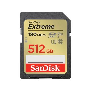 EXTREME 512GB SDXC MEMORY CARD PLUS 1 YEAR RESCUEPRO DELUXE