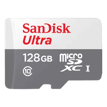 128GB ULTRA LITE WHITE/GRAY MICROSDXC 100MB/S CLASS 10 UHS-I