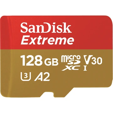 EXTREME MICROSDXC 128GB SD ADAPTER ACTION CAMS AND DRONES 1