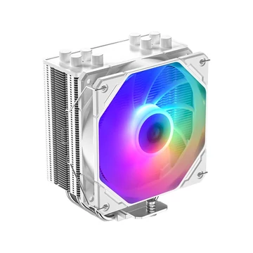 ID-Cooling CPU Cooler - SE-224-XTS ARGB WHITE (28.9dB; max. 118,93 m3 / h; 4pin csatlakozó, 4 db heatpipe, 12cm, PWM, LED)