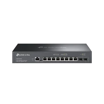 TP-Link Switch Menedzselhető - SG3210X-M2 (8x 2,5Gbps + 2x 10Gbps SFP+ port + console port; rack; 80 Gbps; Omada; L2 + )