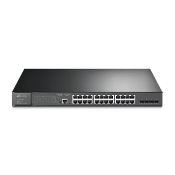 TP-Link Switch Smart PoE - TL-SG3428MP JetStream™ (24 port 1Gbps PoE+ port; 4 port SFP; 384W; L2 / L3 / L4)