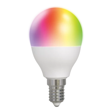 Deltaco SMART HOME SH-LE14G45RGB izzó, LED, E14 WiFi, 5W, színes+fehér, szabályozható