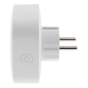 DELTACO SMART HOME SH-P01E beltéri konnektor, 10A WIFI energia monitoring