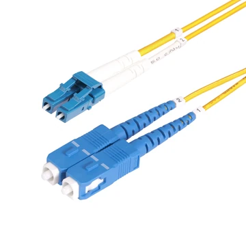 2M LC TO SC OS2 FIBER CABLE OS2/UPC/DUPLEX/LSZH