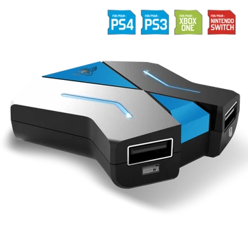 Spirit of Gamer Egér / Billentyűzet adapter konzolokhoz - SOG-CONV1 (3x USB-A, 2x USB-C, Nintendo / PS4 / PS3 / Xbox One)