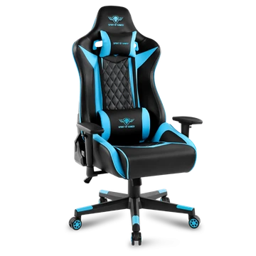 Spirit of Gamer szék - CRUSADER Blue (állítható dőlés / magasság / kartámasz; max.120kg-ig, kék)