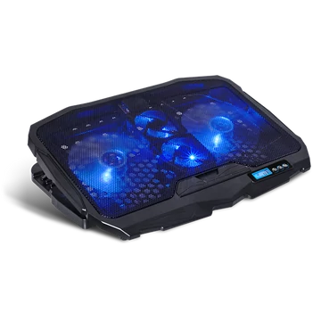 Spirit of Gamer Notebook Hűtőpad 17"-ig - AIRBLADE 600 Blue (15dB; max. 95,14 m3 / h; 2x12cm, LED, 2xUSB2.0)