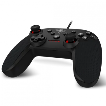 Spirit of Gamer Gamepad - PGS Switch Controller (USB, 2,5m kábel, Switch kompatibilis, fekete-piros)