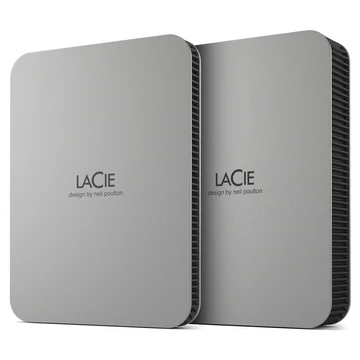 LACIE MOBILE DRIVE 2 TB USB 3.1 USB TYPE C MOON SILVER W/RESCUE