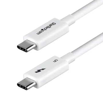 80CM THUNDERBOLT 5 CABLE WHITE 80GBPS/120GBPS/8K 60HZ/240W - WH