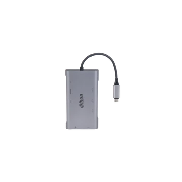Dahua Kábel Átalakító - TC39 (USB-C - HDMI 4K@30Hz + VGA FHD@30Hz + 3xUSB3.0 + RJ45 Gigabit + SD + PD)