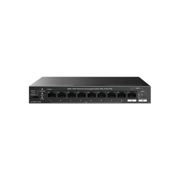 Tenda Switch PoE - TEG1110PF-8-120W (9x1Gbps; 1xSFP; 8x af / at PoE; 92W)