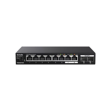 Tenda Switch - TEM2010X (8x 2,5Gbps + 2x 10Gbps SFP)