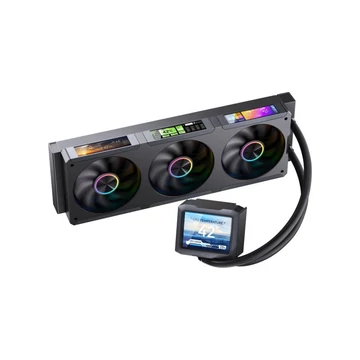 Jonsbo TF3-360SCB AiO vízhűtés, IPS képernyő + 3 képernyő – 360 mm, fekete