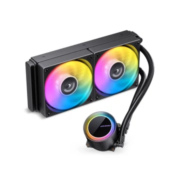 Jonsbo TG-240 AiO vízhűtés, ARGB – 240 mm, fekete