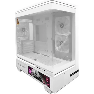 Thermalright TL-M10 Vision táp nélküli MT Mini Tower számítógépház fehér