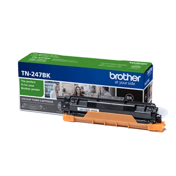 BROTHER Toner TN-247BK, Highcap- 3.000 oldal (ISO / IEC 19798), Fekete