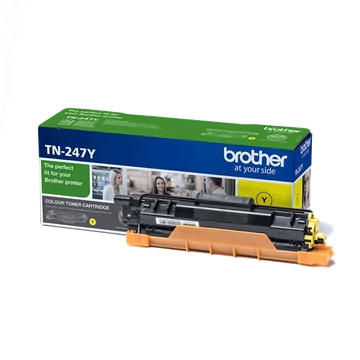 BROTHER Toner TN-247Y, Highcap- 2.300 oldal (ISO / IEC 19798), Sárga