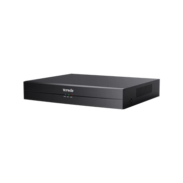 Tenda NVR rögzítő - TN3104-4P (4 csatorna, H265 + , max 8MP, 4xRJ45 802.3at PoE, 2xUSB, 1x Sata (max 10TB))