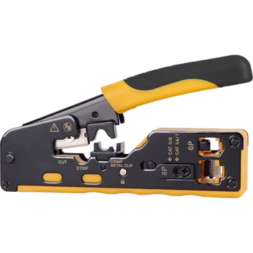 Walisec Krimpelő fogó - TNC-N7088 (Cat5e / Cat6 / Cat6A / Cat7, 8P8C(RJ45), 6P6C(RJ12), 6P4C(RJ11). befűzős)