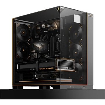 Thermalright A70 VISION táp nélküli ablakos Mid Tower számítógépház fekete
