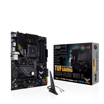 ASUS Alaplap AM4 TUF GAMING B550-PLUS WIFI II AMD B550, ATX