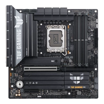 Asus Alaplap - Intel TUF GAMING B860M-PLUS s1851 (B860, 4xDDR5 8800 + MHz, 4xSATA3, 3xM.2, HDMI + DP + USB-C)