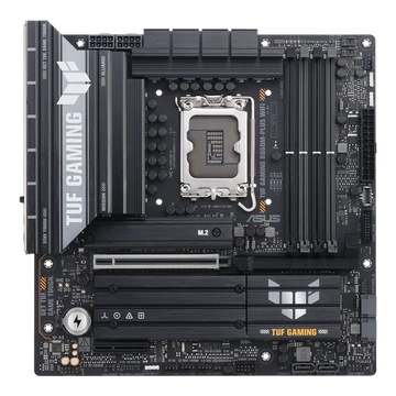 Asus Alaplap - Intel TUF GAMING B860M-PLUS WIFI s1851 (B860, 4xDDR5 8800 + MHz, 4xSATA3, 3xM.2, HDMI + DP + USB-C)