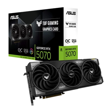 Asus Videokártya - nVidia TUF-RTX5070-O12G-GAMING (12288MB, GDDR7, 192bit, 2xHDMI, 3xDP)