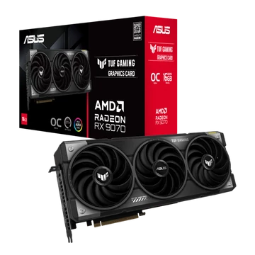 Asus Videokártya - AMD TUF-RX9070XT-O16G-GAMING (16384MB, GDDR6, 256bit, HDMI, 3xDP)