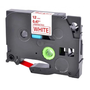 Utángyártott BROTHER TZe232 szalagkazetta 12mm x 8m fehér alapon piros felirat White Box