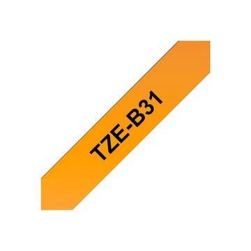 BROTHER P-Touch TZE-B31 black on neon orange 12mm