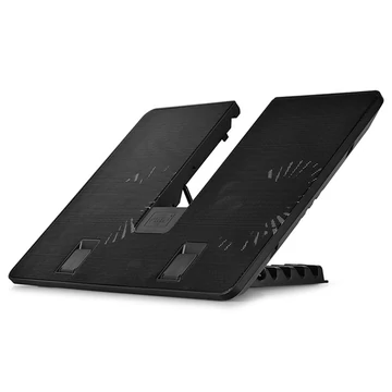 DeepCool Notebook Hűtőpad 15,6"-ig - U PAL (26.3dB; max. 156,68 m3 / h; 2x14cm, USB3.0)