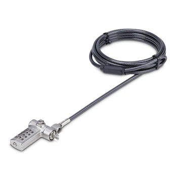 UNIVERSAL LAPTOP LOCK 3-IN-1 LOCKING SECURITY CABLE