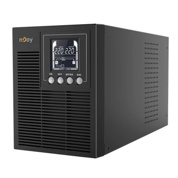 NJOY Szünetmentes ECHO PRO 1000, 1000VA, 800W, Online, LCD display