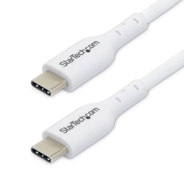 1M WHITE USB-C CHARGING CABLE 60W POWER DELIVERY M/M TYPE-C