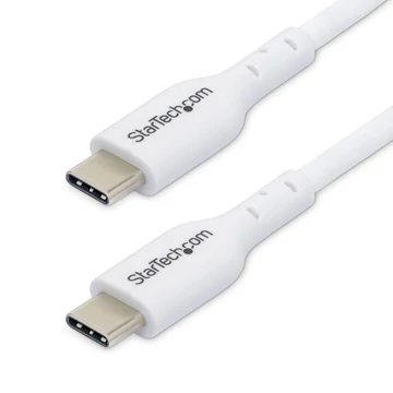 2M WHITE USB-C CABLE 2-PACK .