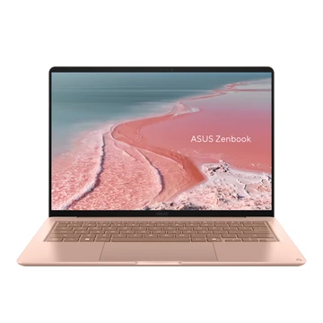 Design you can feel<br>Az ASUS Zenbook 14 a beépített mesterséges intelligencia segítségével gyors és hatékony teljesítményt nyújt a mindennapi feladatokhoz, így hosszabb ideig tudsz többet elvégezni. A Snapdragon® X sorozatú processzorral felszerel