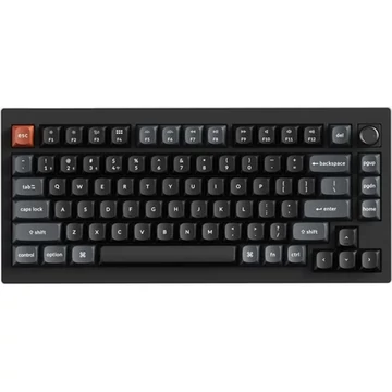 Keychron V1 Ultra 8K Bluetooth / vezeték nélküli magyar Silk POM Red mechanikus billentyűzet fekete