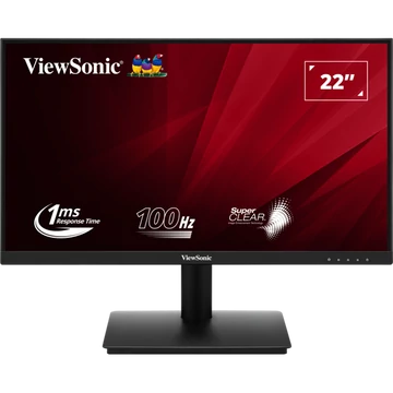 ViewSonic Monitor 22" - VA220-H (IPS, 16:9, 1920x1080, 100Hz, 1ms, 250cd / m2, D-sub, HDMI, VESA)