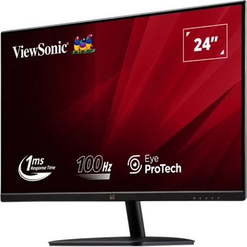 ViewSonic Monitor 23,8" - VA2432-H-2 (IPS, 16:9, 1920x1080, 1ms, 250cd / m2, D-sub, HDMI, VESA)
