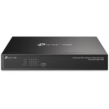 TP-LINK Video Recorder 8 csatornás POE + , VIGI NVR1008H-8MP