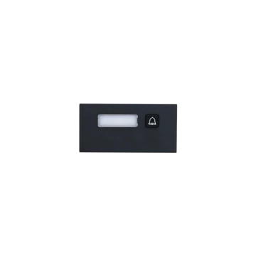 Dahua nyomógomb bővítő modul - VTO4202FB-MB1 (1 nyomógombos, VTO4202F moduláris IP video kaputelefon egységhez, fekete)