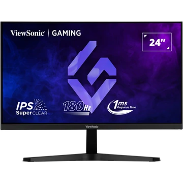 ViewSonic Gamer Monitor 24" - VX24G1-HD (IPS, 16:9, 1920x1080, 180Hz, 1ms, 300cd / m2, 2xHDMI, DP, VESA)