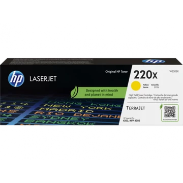 HP W2202X Toner Yellow 5.500 oldal kapacitás No.220X HP