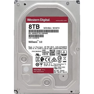 HDD SATA WD 8TB 3.5 7200 256M RED Pro WD8005FFBX